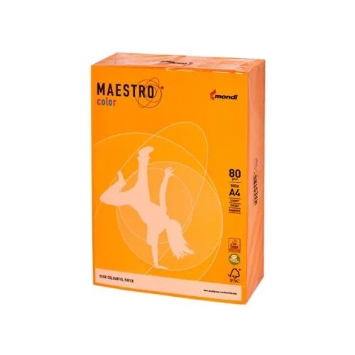 Копирна хартия Maestro Color 80g опаковка 500 старо злато AG10
