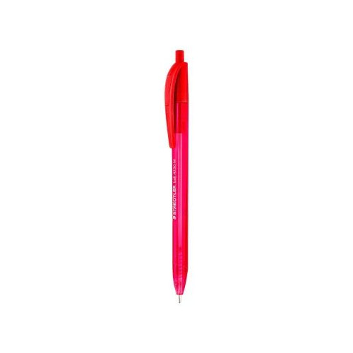 Химикалка Staedtler 423 триъгълна, с механизъм, червен M