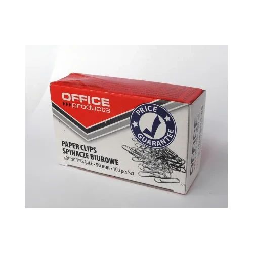 Кламери Office Products, заоблен връх, 50mm, опаковка 100
