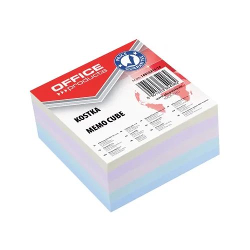 Куб цветни листчета Office Product,85х85х40mm,подлепен