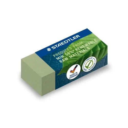 Гума Staedtler 526 83, 43x19x13mm, зелена