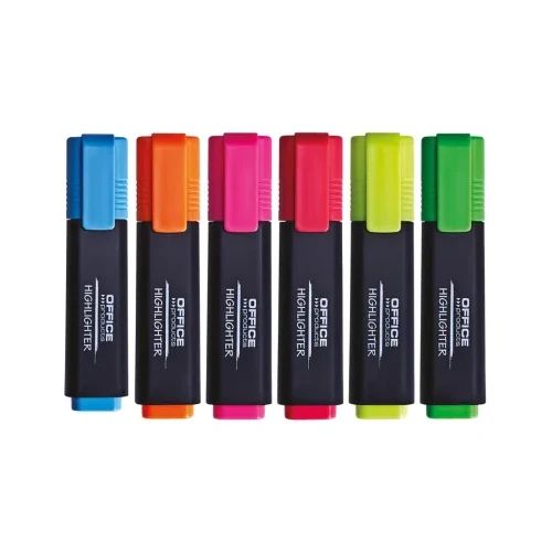 Комплект текстмаркери Office Products, 6 цвята