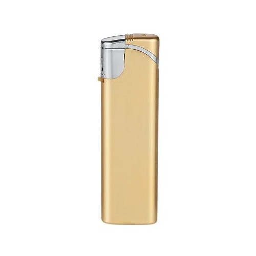 Пластмасова запалка Tom SM-3 Metallic, златист