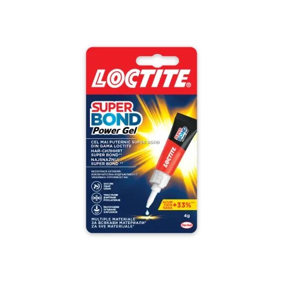 Секундно лепило Loctite Super Attak Power Gel, 3g