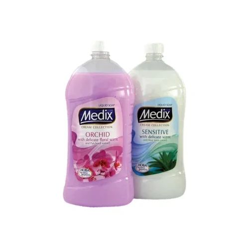 Течен сапун Medix 1 L, пълнител, асорти