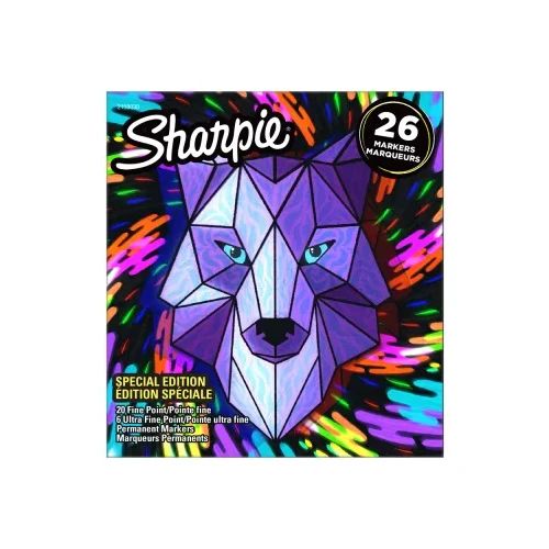 Комплект перманентни маркери Sharpie Wolf, 26 броя