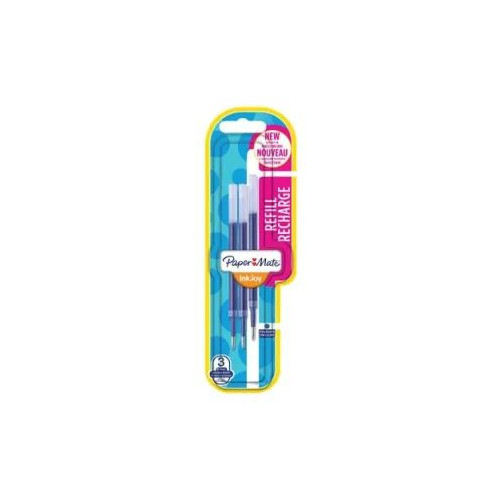 Пълнител Papermate Inkjoy Gel, блистер, опаковка 3, син M