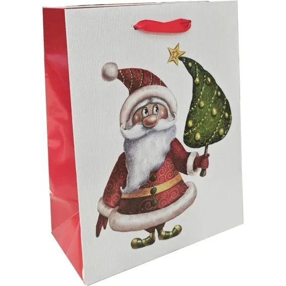 Подаръчна торбичка XMAS M, 71228, 17.8x22.9x9.8cm