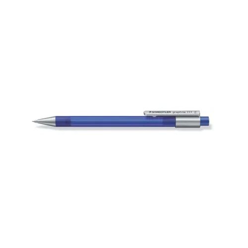 Автоматичен молив Staedtler Graphite 777,0.5 mm,прозрачно син/среб