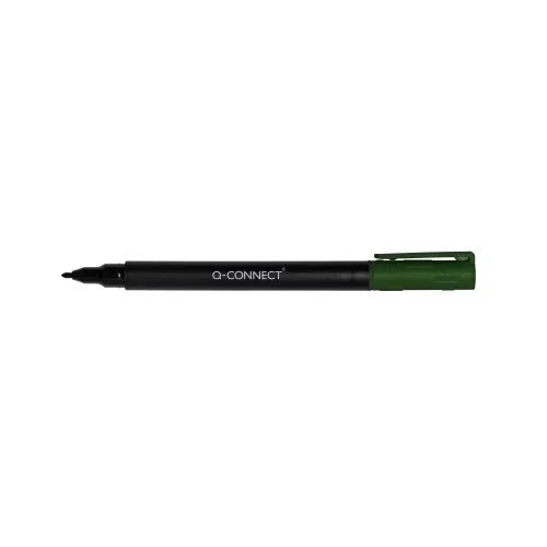 Маркер Q-Connect за CD/DVD, F, 0.6 mm, зелен
