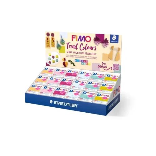 Дисплей глина Staedtler Fimo Soft, 36бр x 57g