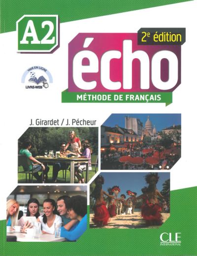 Écho, учебник по френски език, ниво А2 + DVD