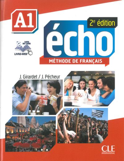 Écho, учебник по френски език, ниво А1 + DVD