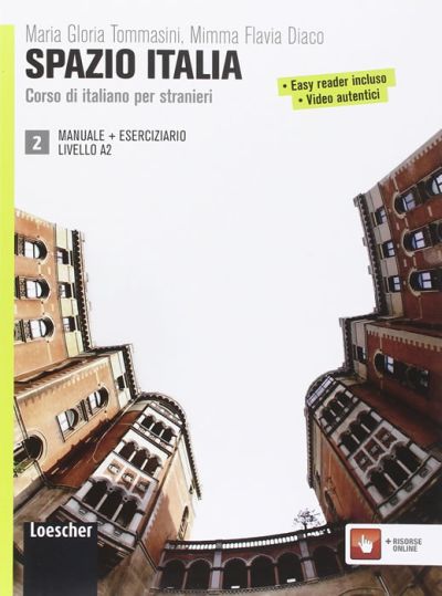 Spazio Italia 2, учебник и тетрадка, ниво А2 + CD
