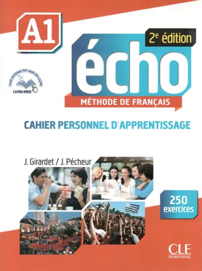 Écho, учебна тетрадка по френски език, ниво А1 + CD