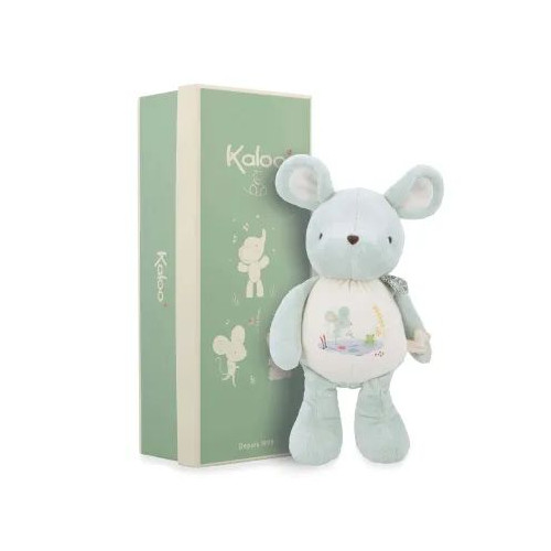 KALOO Плюшена играчка със звук - Мишле, 28 cm