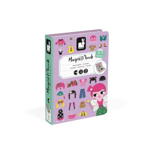 JANOD Магнитна книга - Момичета с магнитни дрехи