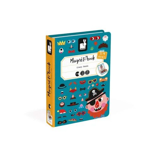 JANOD Магнитна книга - Смешни лица на момчета