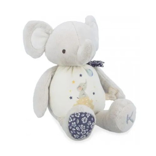 KALOO Плюшена играчка със звук - Слонче, 28 cm