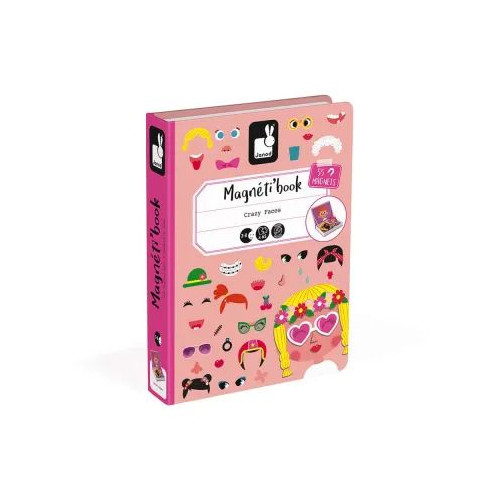 JANOD Магнитна книга - Смешни лица на момичета