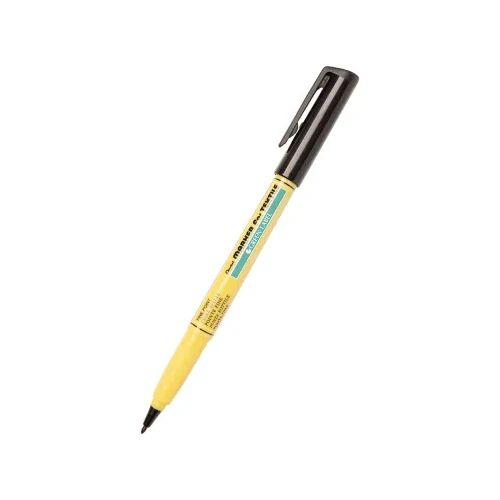 Маркер текстил Pentel NM10 Объл черен