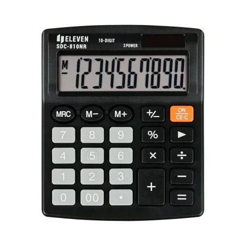 Калкулатор Eleven SDC 810NR 10разр чрн