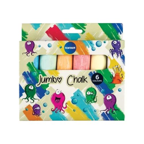 Тебешир Centrum Jumbo цветен оп6