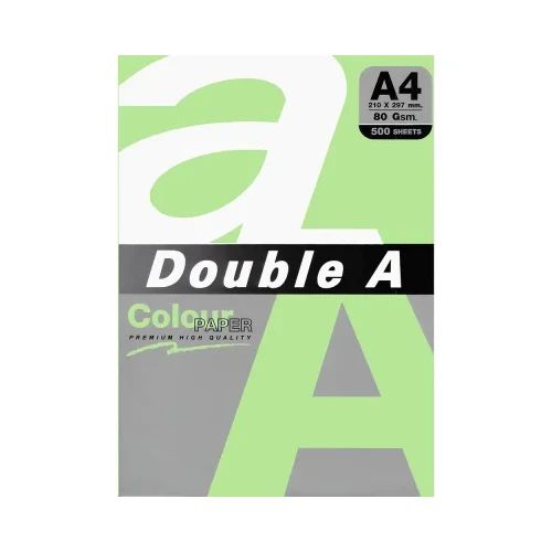Хартия Double A пастел злнEmerald A4 500