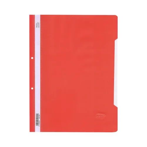 PVC папка с перф. Grafos Color червен