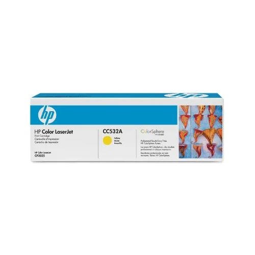 HP CC532A Yellow оригинал 2.8k