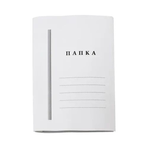 Папка карт. с машинка бяла 300гр/м2