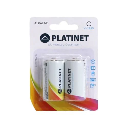 Алк. батерии Platinet LR14/C 1.5V бл2
