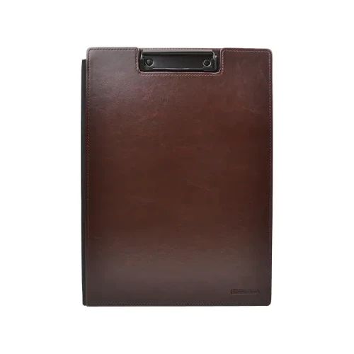 Клипборд с капак OfBox кожа кафяв