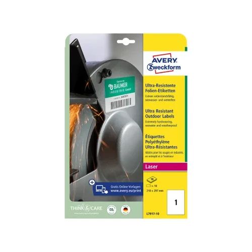 Етикети Avery 210/297 Супер 1ет 10л