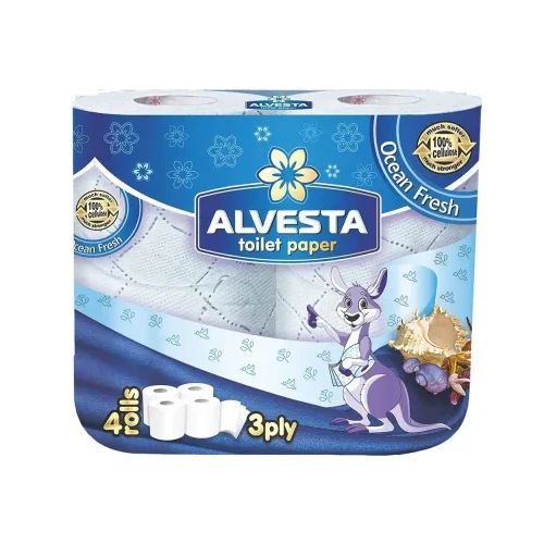 Тоалетна хартия Alvesta Океан 3пл оп4