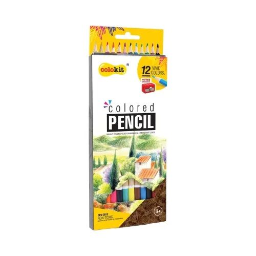 Цветни моливи Colokit Cpc-C012 12цв+остр
