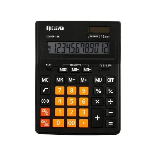 Калкулатор Eleven CDB1201BK 12разр оранж
