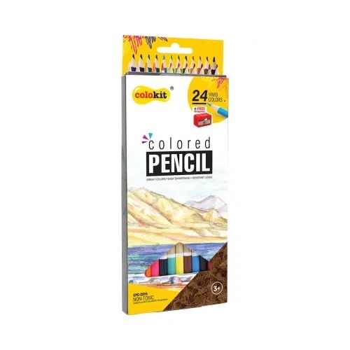 Цветни моливи Colokit Cpc-C015 24цв+остр