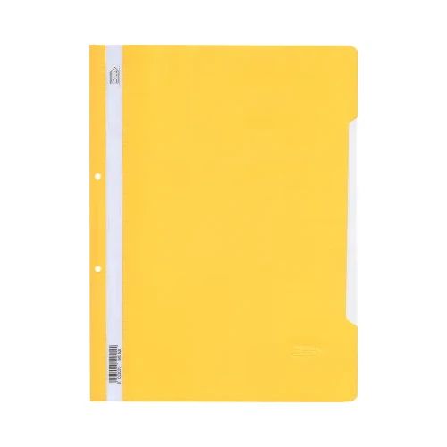 PVC папка с перф. Grafos Color жълт