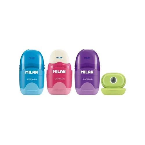 Острилка MILAN Capsule Neon с гума