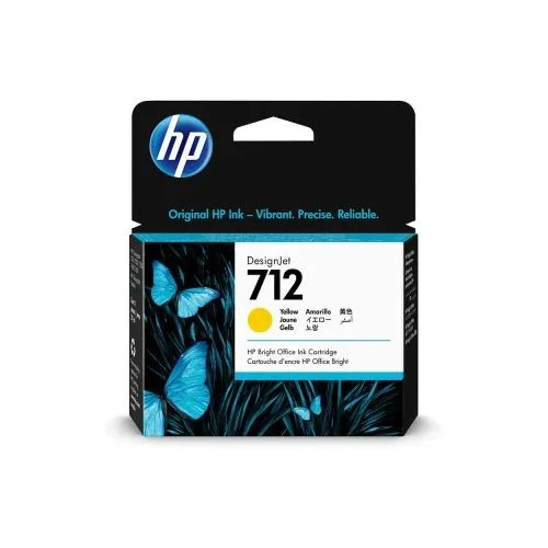 Патрон HP 3ED69A 712 YEL оригинал