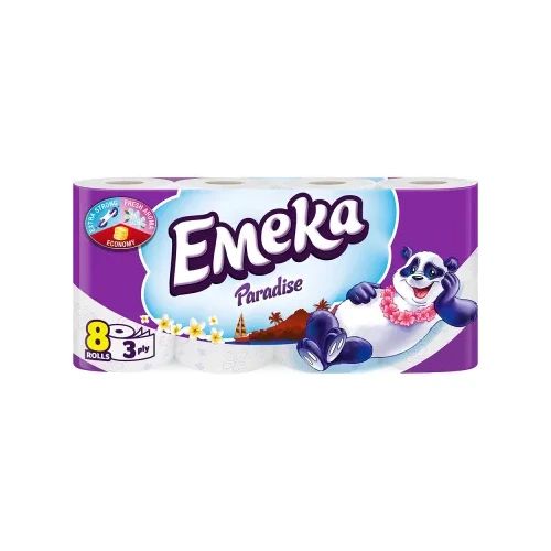 Тоалетна хартия Емека Paradise 8 броя