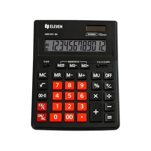 Калкулатор Eleven CDB1201BK 12разр чрв