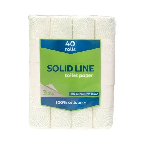 Тоалетна хартия Solid Line 3 пл. оп. 40