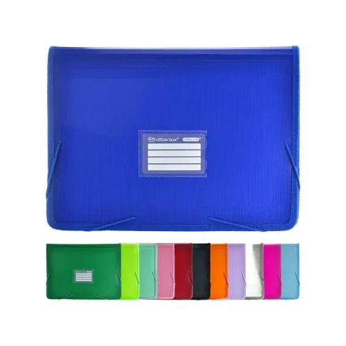 Папка OfBox A4+ XXL с ластик асорти