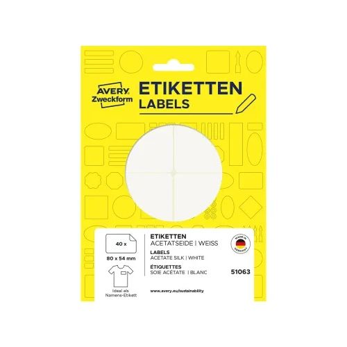Бадж етикети Avery плат 8054 40бр hand