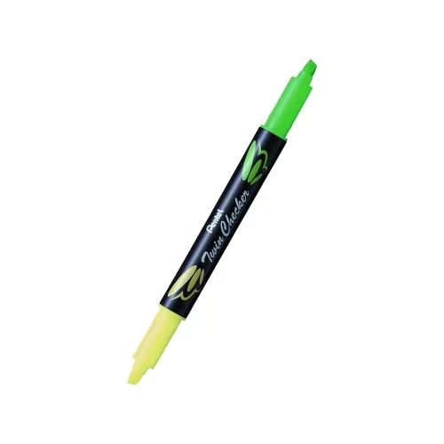 Текст маркер Pentel Twin Checker жлт-злн