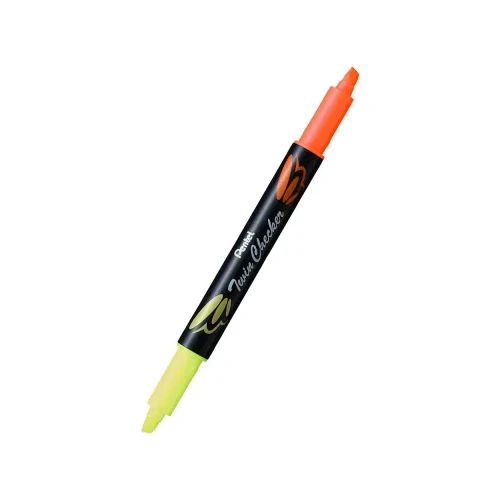 Текст маркер Pentel Twin Checker жлт-орж