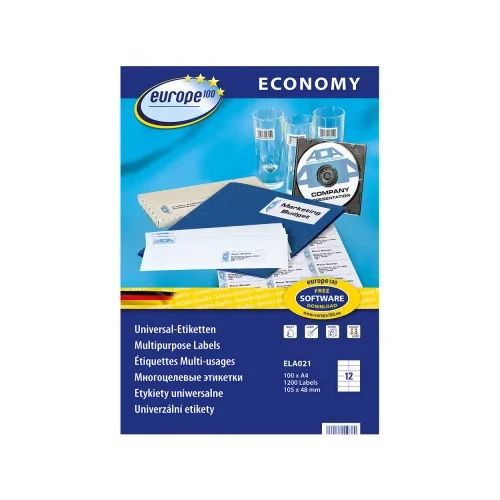 Етикети Avery Eco 105/48 A4 12ет 100л