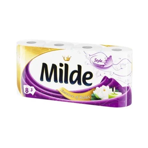 Тоалетна хартия Milde Лилава 8 броя